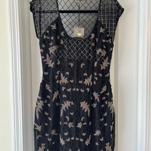 BRAND NEW LOTUS THREADS BEADED COCKTAIL DRESS SIZE 6
